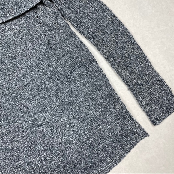 MOTH Cowl Neck Sweater Women's Size XS Blue - Picture 3 of 4